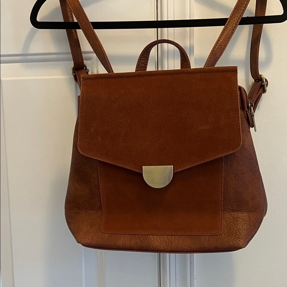 Moda Luxe Handbags - MODA LUXE CLAUDETTE vegan leather and genuine Suede backpack